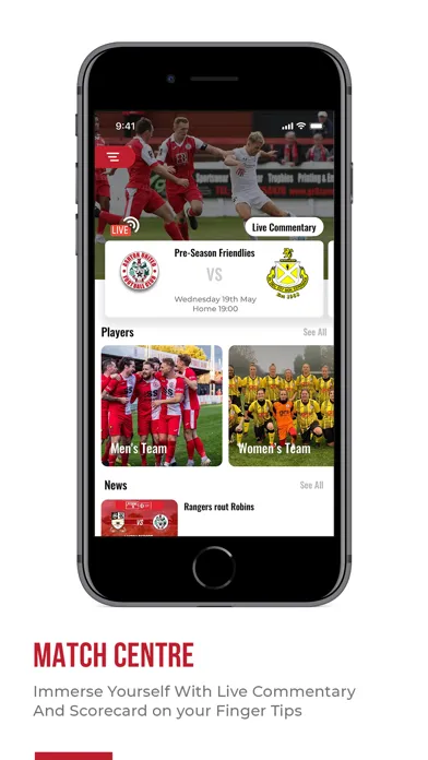 Tangkapan skrin Ashton United FC