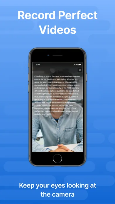 Скриншоты Teleprompter Application