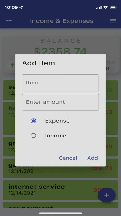 Income & Expense Tracker+ स्क्रीनशॉट