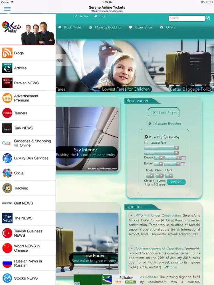 Asia Today iPad  Screenshots