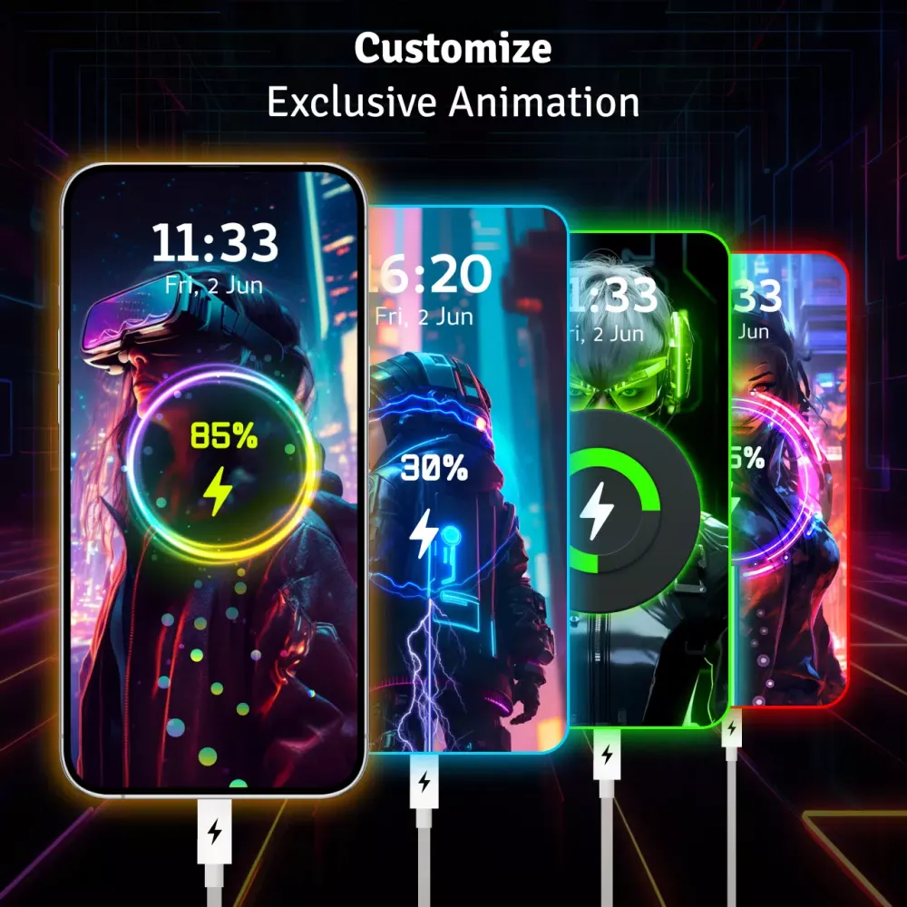 Ảnh chụp màn hình của Battery Charger Animation Art