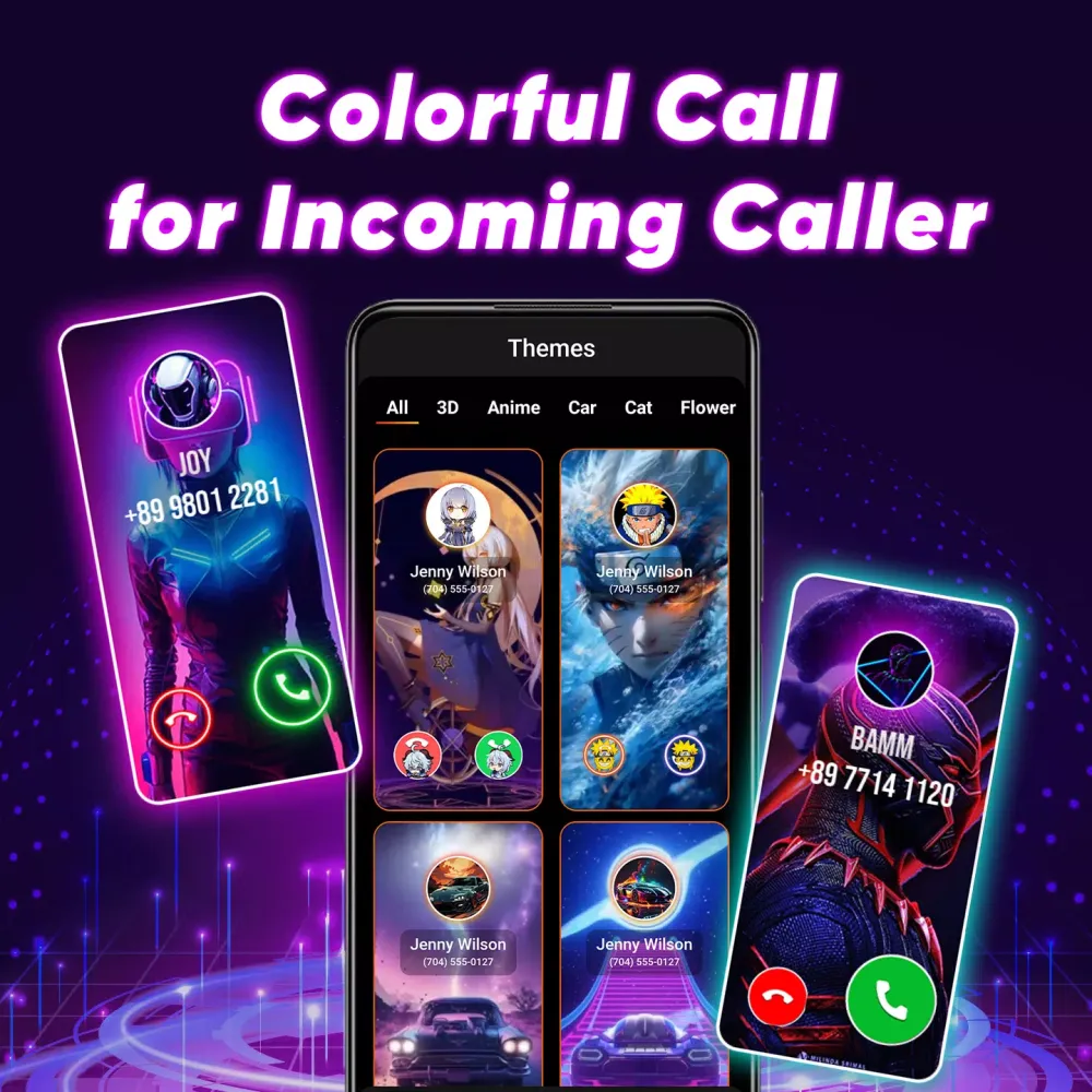 ภาพหน้าจอของ Color Phone Call Screen App