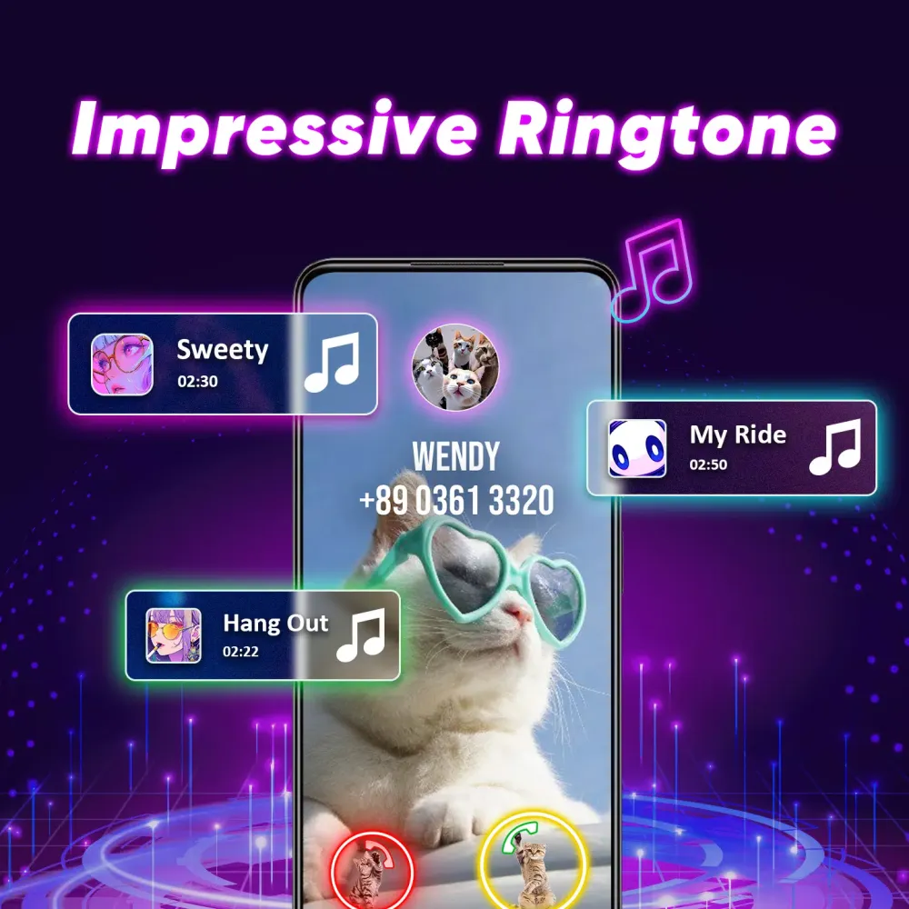 ภาพหน้าจอของ Color Phone Call Screen App