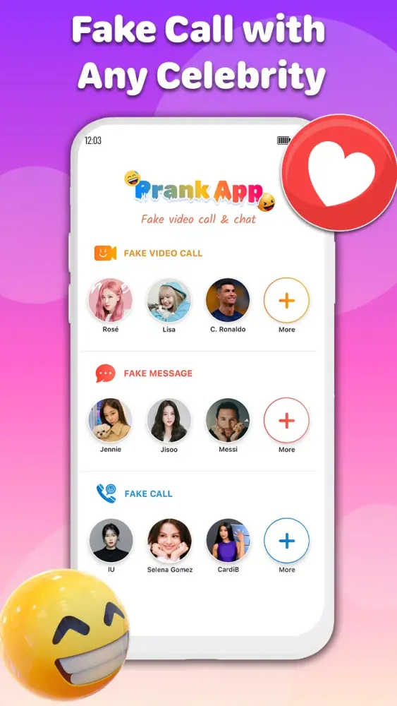 Prank Call: Fake Call Video سکرین شاٹس