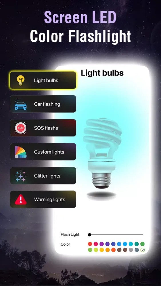 Tangkapan layar Flashlight - LED Flash Alert