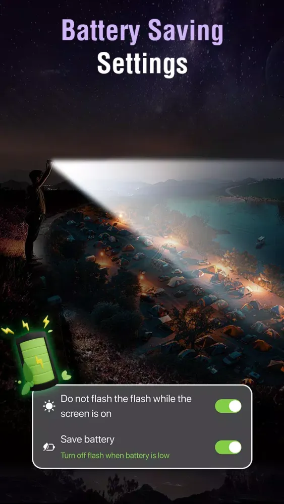 Tangkapan layar Flashlight - LED Flash Alert