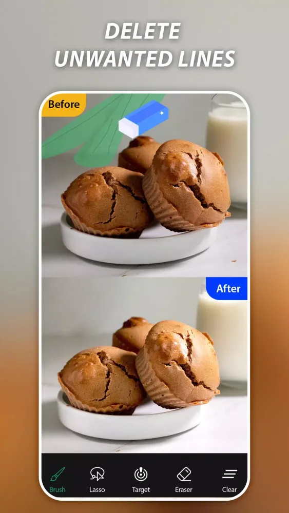AI Remove Objects, Retouch スクリーンショット