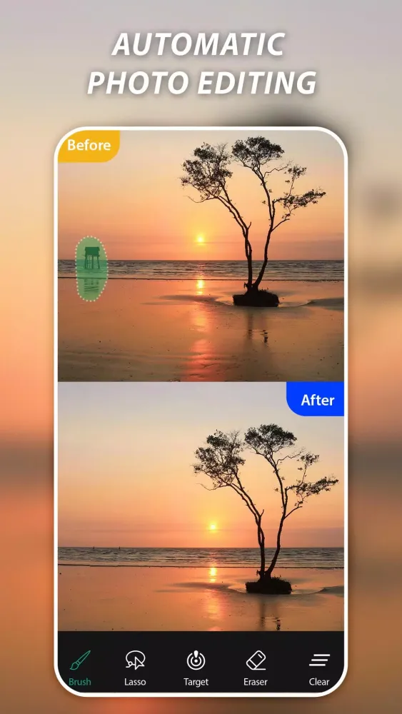 AI Remove Objects, Retouch スクリーンショット