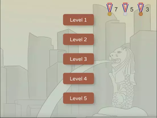 Made in Singapore - MemoryGame iPad  Screenshots