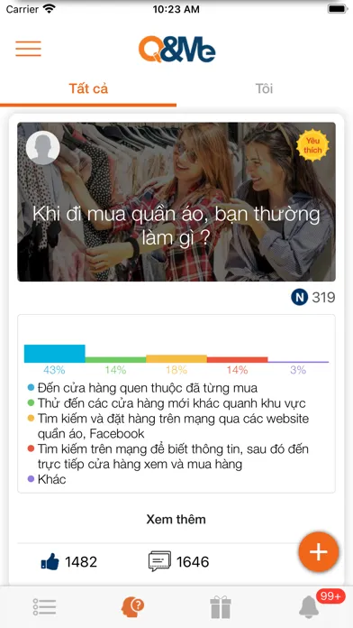 Q&Me Kiếm tiền online應用截圖
