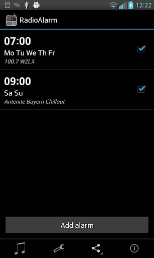 Alarm Clock Radio PRO スクリーンショット