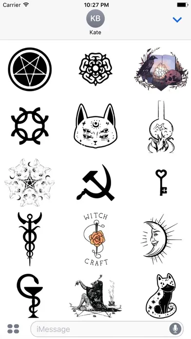 Tangkapan skrin WitchCraft Witchmoji Stickers