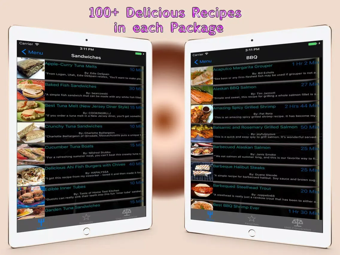 All SeaFood Recipes iPad  স্ক্রিনশট