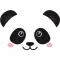Cute Panda Love Sticker Pack