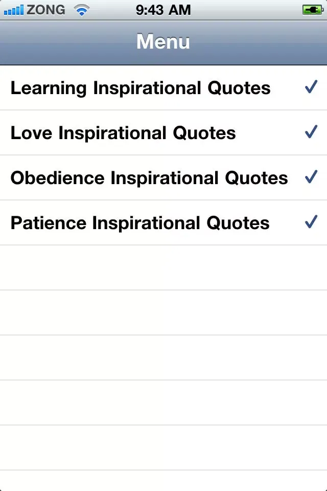 Captures d'écran de Great Quotes for Inspiration