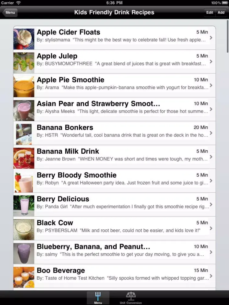 Kids Caring Recipes iPad 应用截图