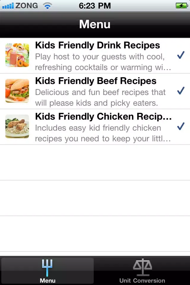 Kids Caring Recipes应用截图