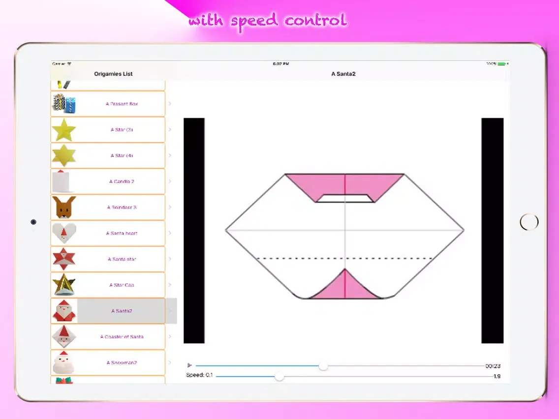 Tangkapan layar Make Origami iPad 