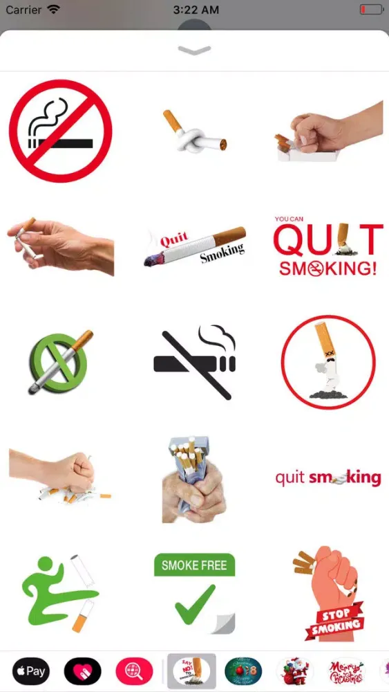 Quit Smoking Sticker Pack Ekran Görüntüleri