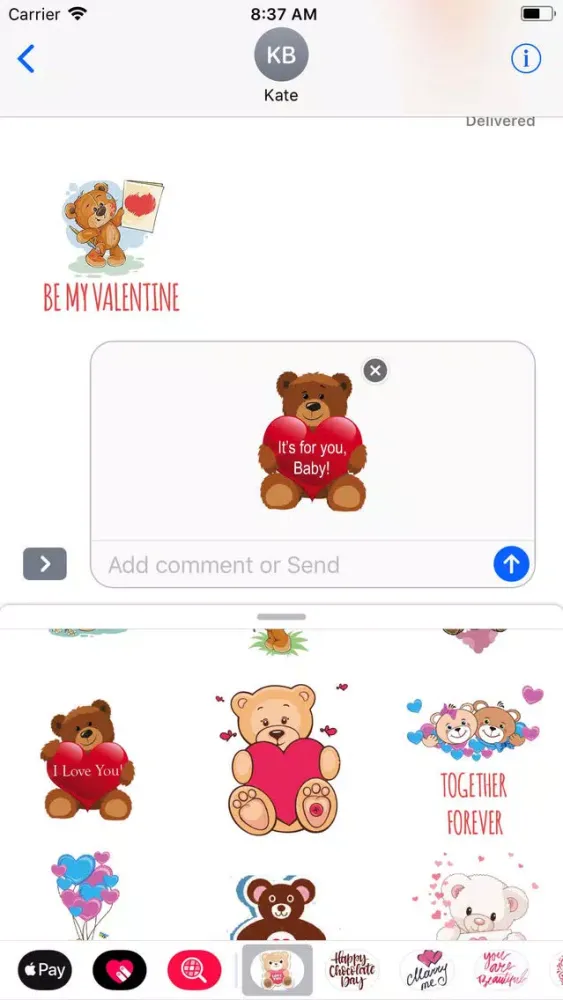 Скриншоты Teddy Day Animated Valentine