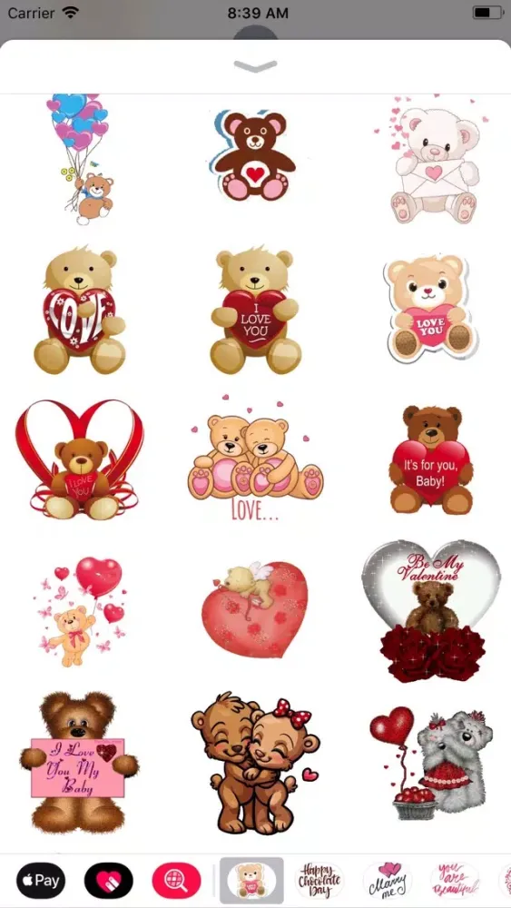 Скриншоты Teddy Day Animated Valentine