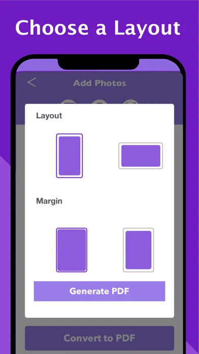 Picture to PDF Converter tools Screenshots
