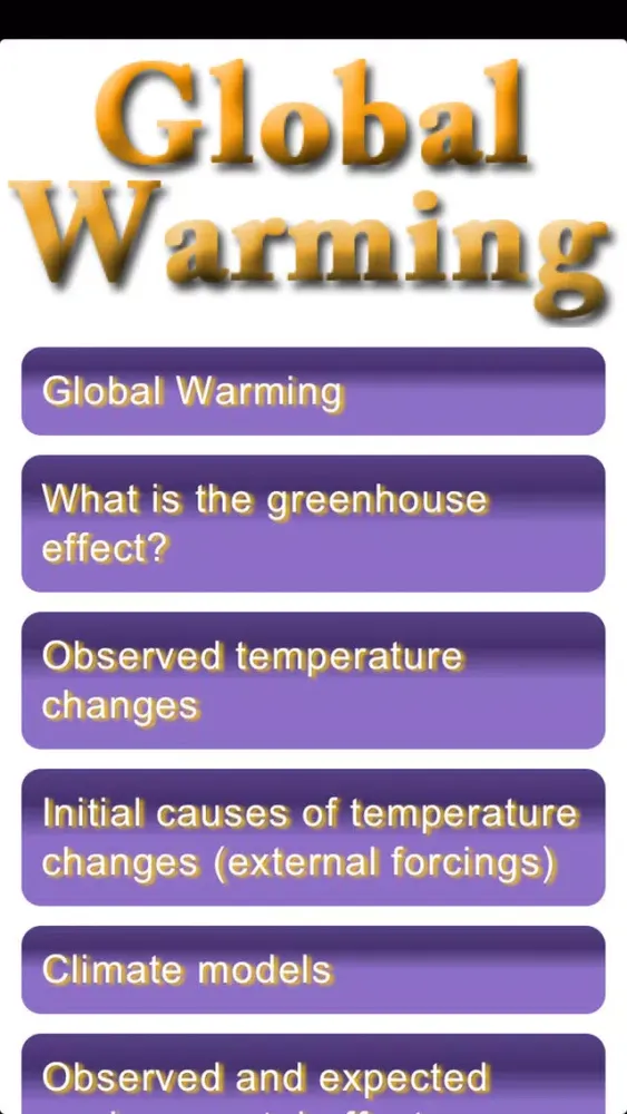 Zrzuty ekranu Global Warming Effects