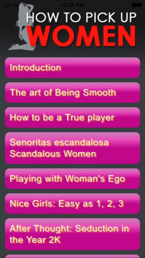 How to Pick Up Women スクリーンショット
