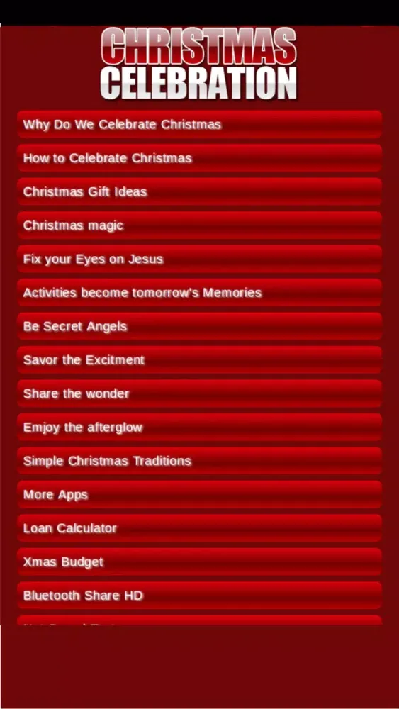Capturas de tela do Christmas Celebration