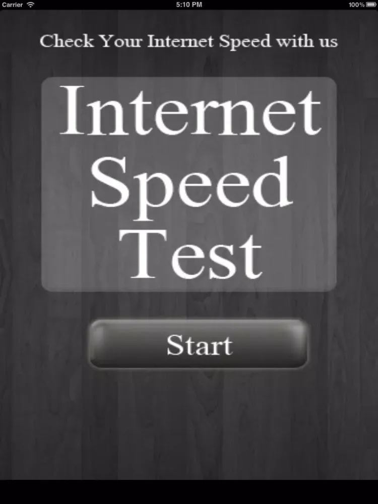 ภาพหน้าจอของ Internet Speed © iPad 