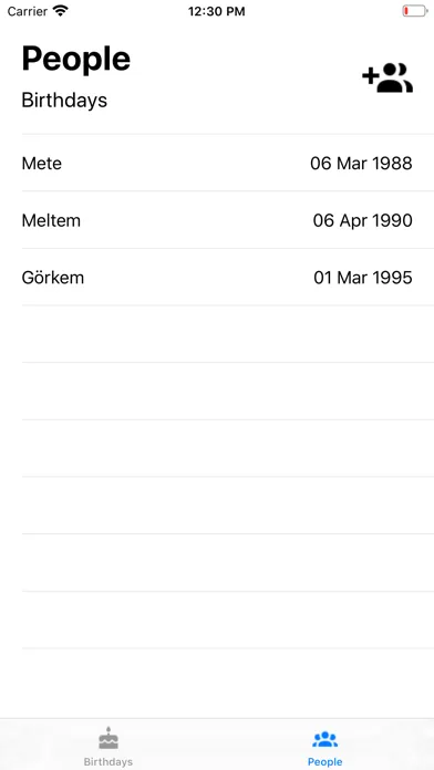 Zrzuty ekranu Birthday Reminder Alarm