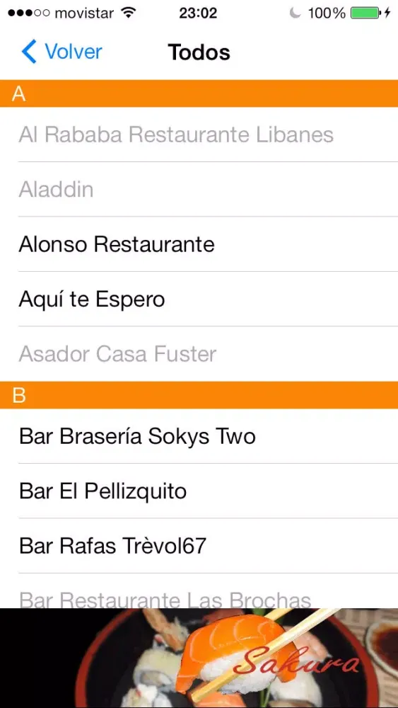 Capturas de pantalla de Restaurantes Sabadell