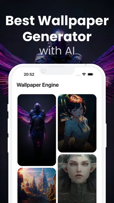Wallpaper AI Art Generator LUX Ekran Görüntüleri