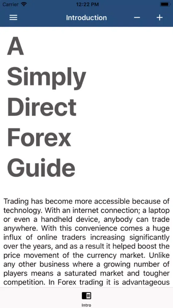 Capturas de tela do A Simply Direct Forex Guide