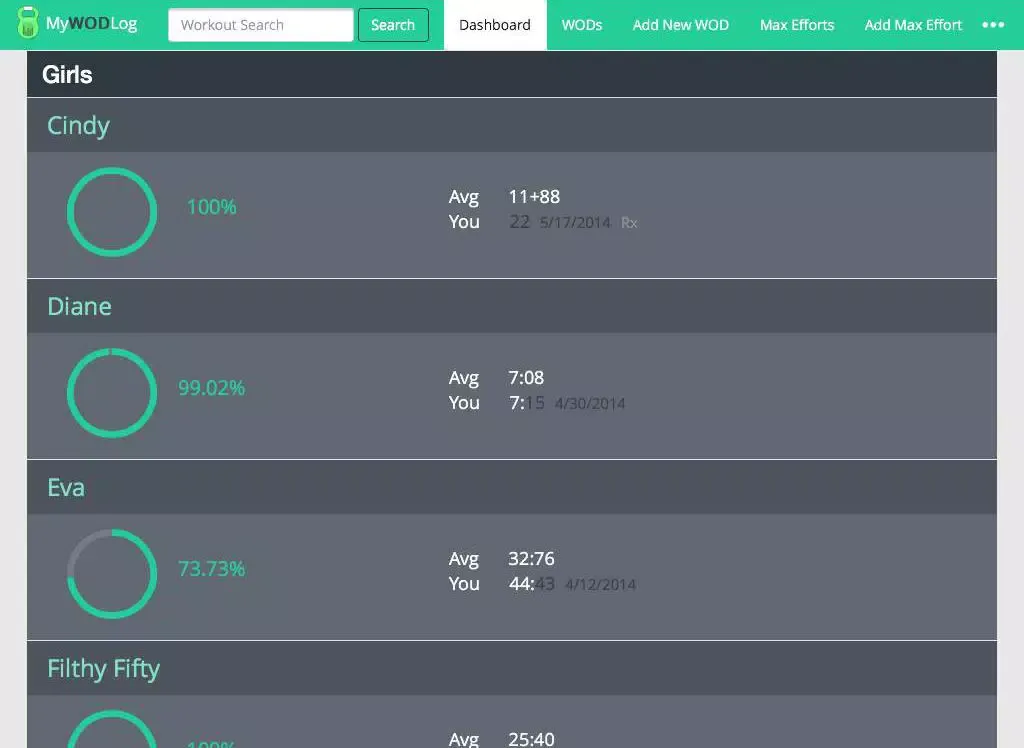 My WOD Log - Lite iPad  স্ক্রিনশট