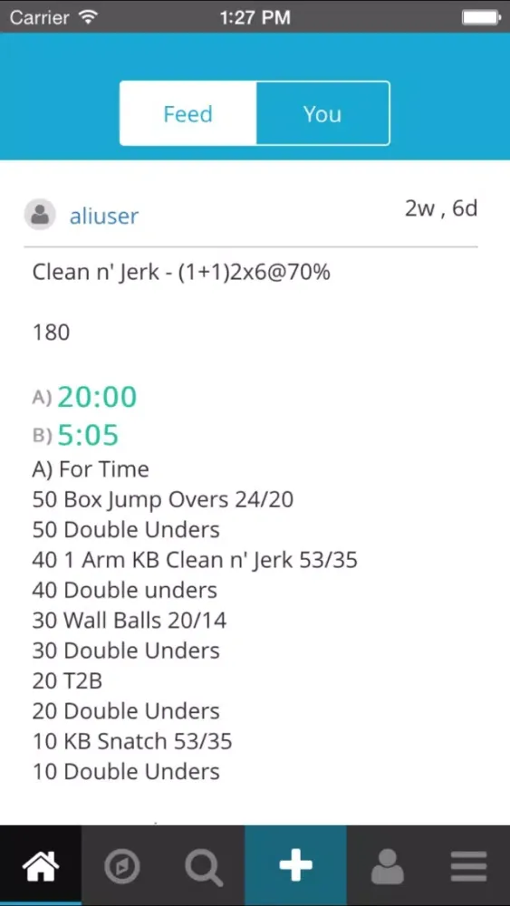 My WOD Log - Lite স্ক্রিনশট