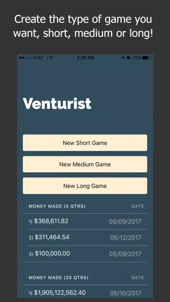Screenshot di Venturist
