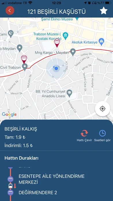 Trabzon Ulaşım स्क्रीनशॉट