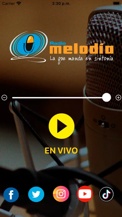 Capturas de pantalla de Radio Melodía AM