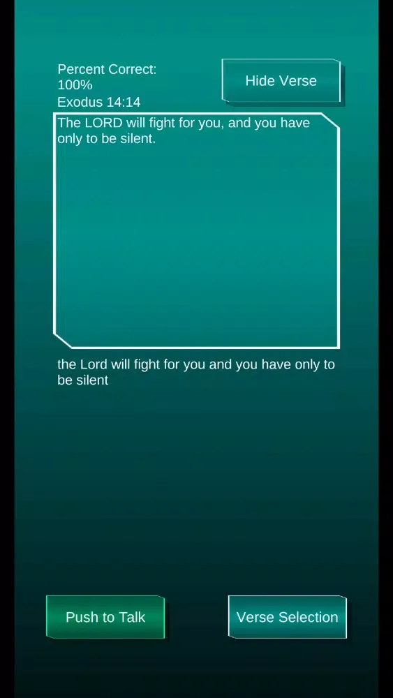 Tangkapan skrin Well Versed Bible Voice App