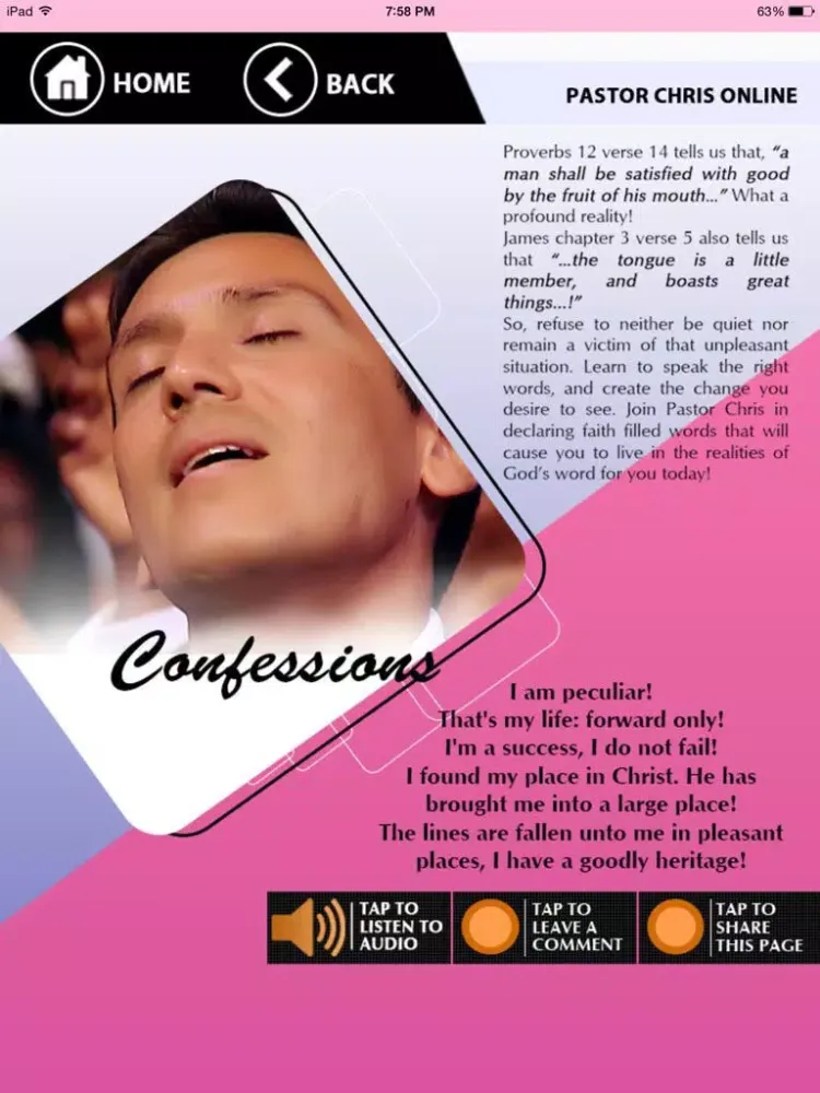 Pastor Chris Online App iPad 스크린샷