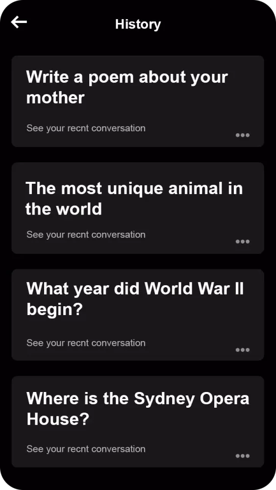 Screenshot di AI Chat & Ask Anything