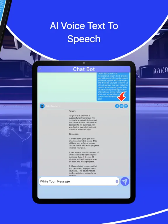 Ask Geoffrey - AI Assistant iPad 应用截图
