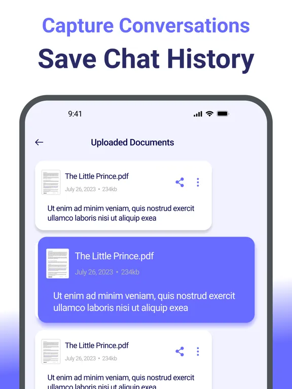 Chat pdf : Askpdf ChatPDF iPad  Screenshots