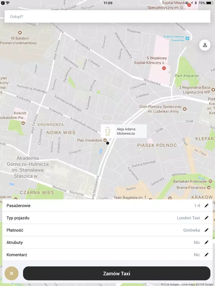 Q2 Taxi iPad  Ekran Görüntüleri