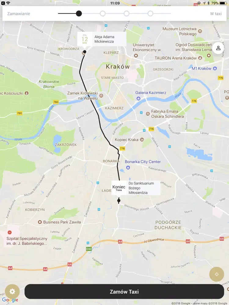 Q2 Taxi iPad  Ekran Görüntüleri