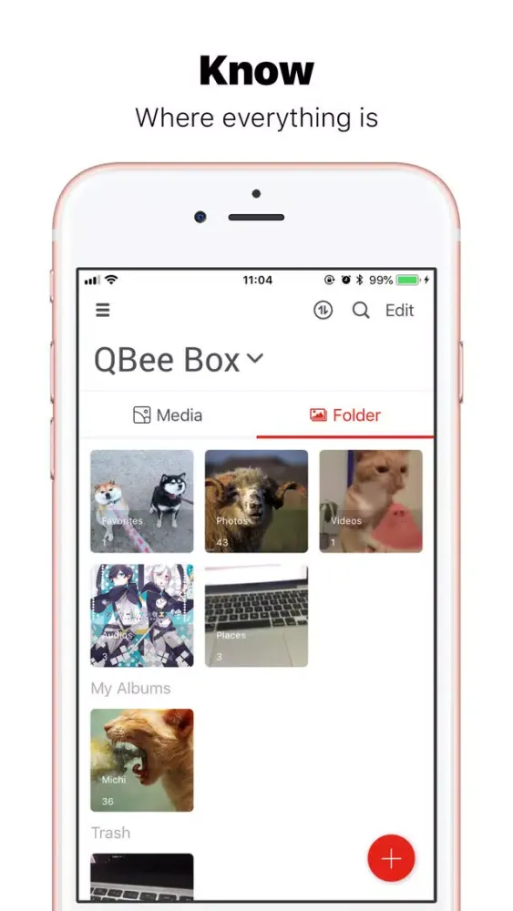 Captures d'écran de QBee Box