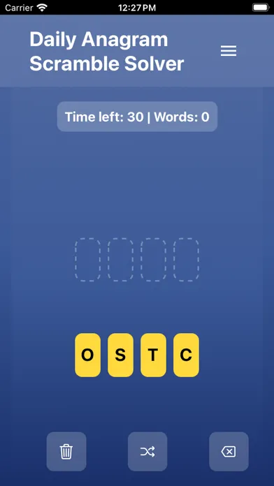 Capturas de pantalla de Daily Anagram Scramble Solver