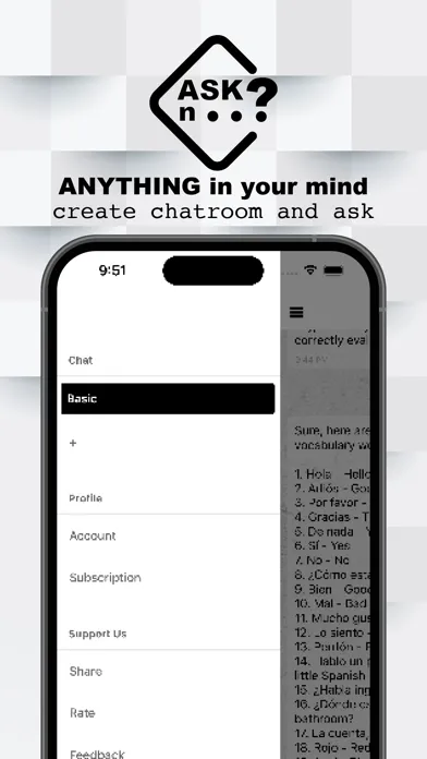 Chatting AI, Chatbot w AskN AI スクリーンショット