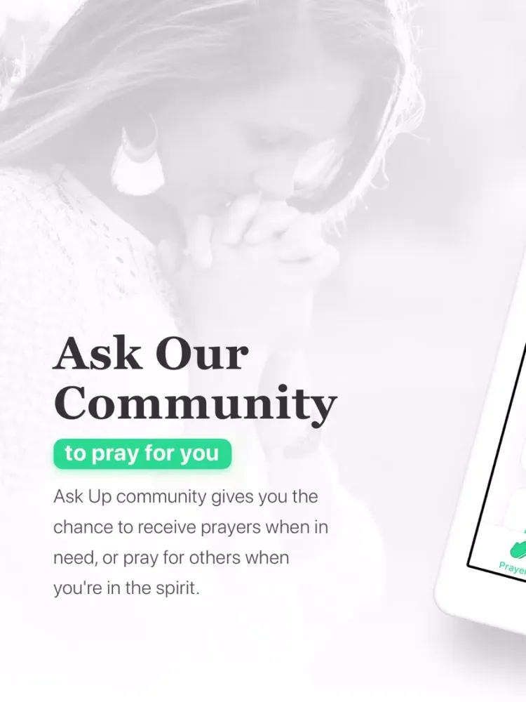 Ask Up - Request & Pray iPad  سکرین شاٹس